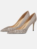 Women's Glitter Stiletto Heels Pumps Evening Heels
