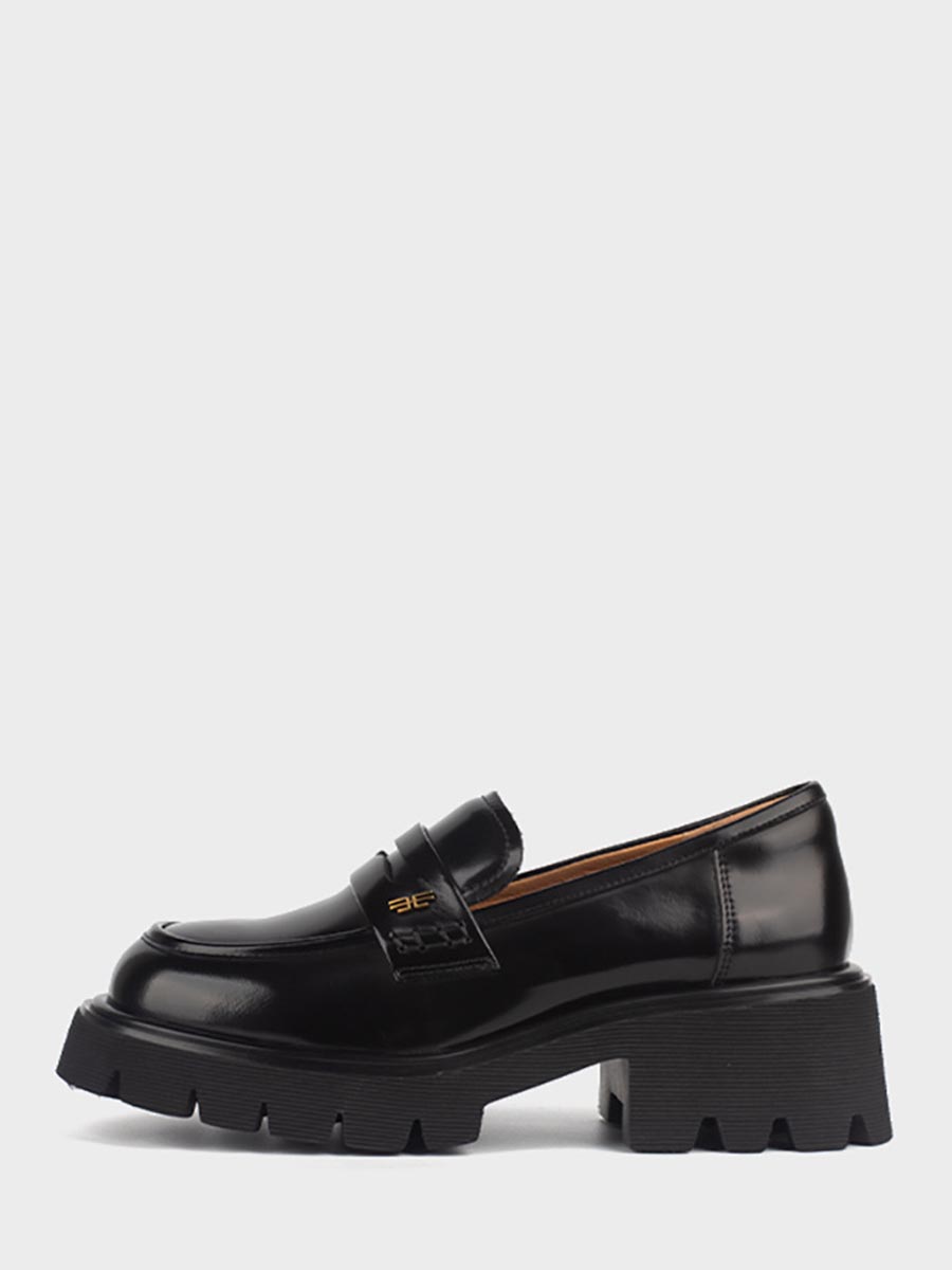 Women’s Cowhide Platform Lug Sole Penny Loafers