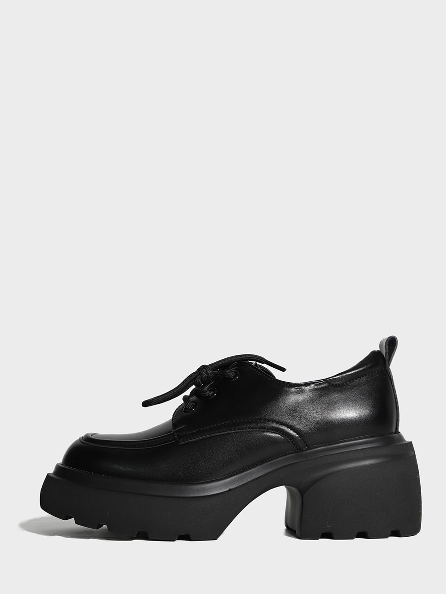 Women’s Lace-Up Platforms Lug Sole Oxfords