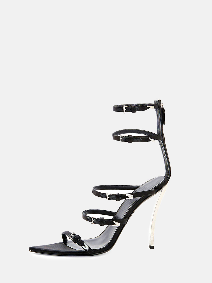 Women’s Multi-Strap Stiletto Heel Gladiator Sandals
